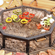 Illustration for article titled Everyones the Grillmaster At this BBQ Picnic Table
